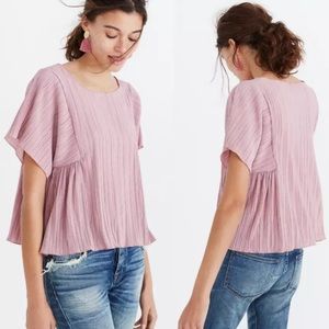 Madewell pleated blouse